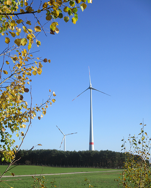 Die ersten Windkrafträder