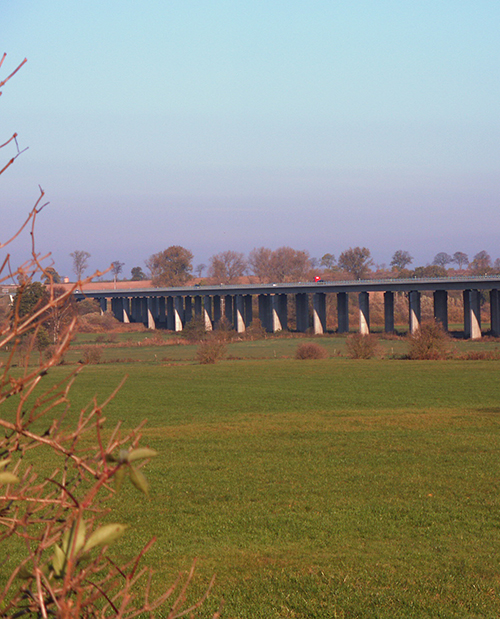 Die Uckertalbrücke (A20)